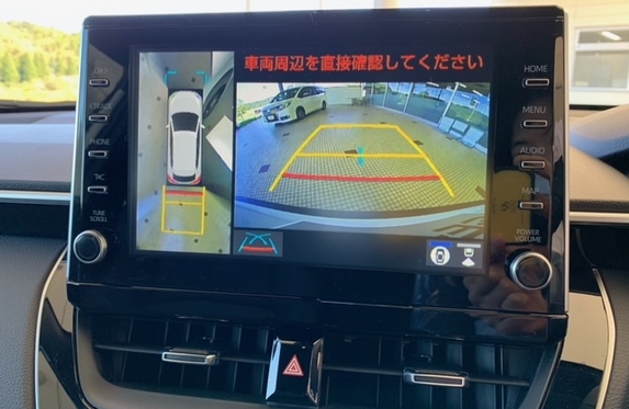 こんな感じに映しだされます ～パノラミックビューモニター～